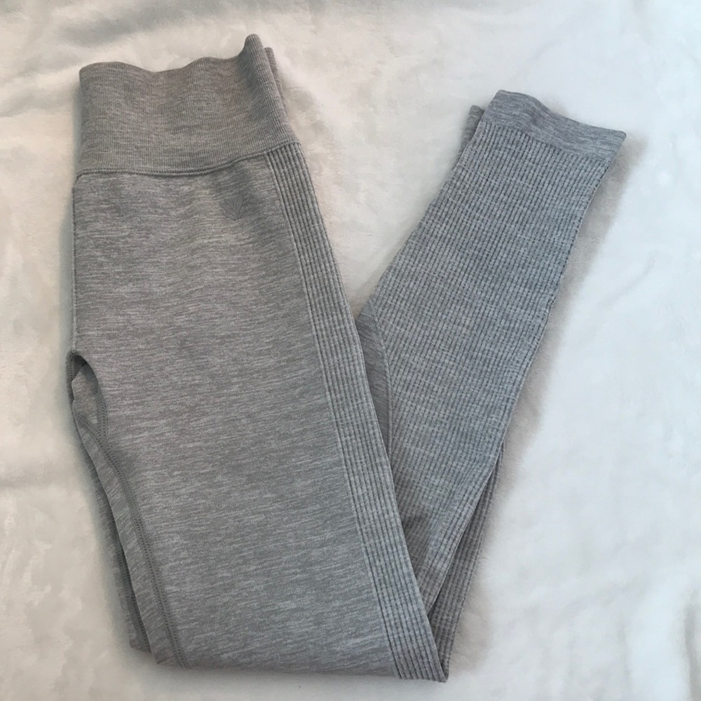 Forever 21 Workout Athletic Leggings Light  Grey